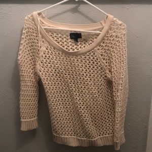 Woven sweater